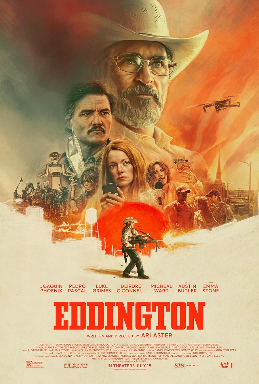دانلود فیلم Eddington 2025 با زیرنویس چسبیده